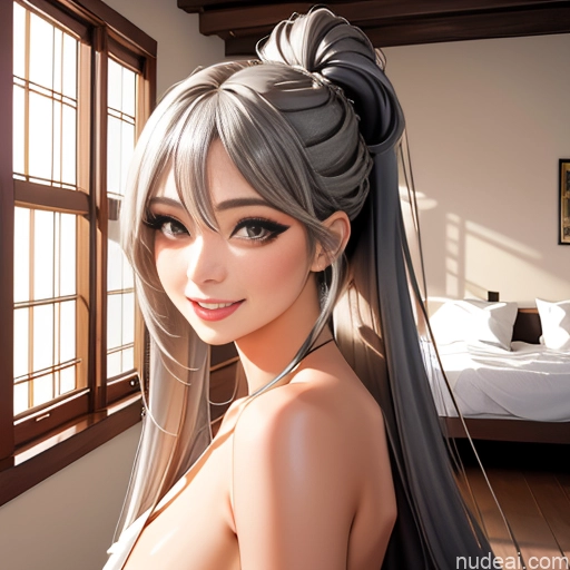 related ai porn images free for Asian One Perfect Boobs Beautiful Small Ass Short Long Hair Happy Bangs Soft Anime Bedroom Nude Panties 20s