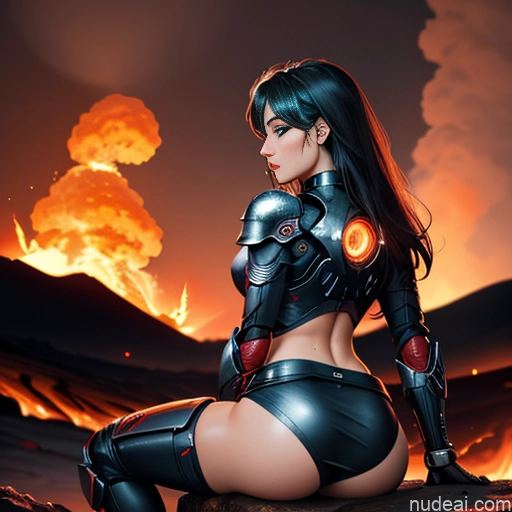 ai nude image of pics of Cyborg 18 Sexy Face Close-up View Cumshot Choker Mini Skirt Sci-fi Armor Hell Close Up Vaginal + Creampie Back View