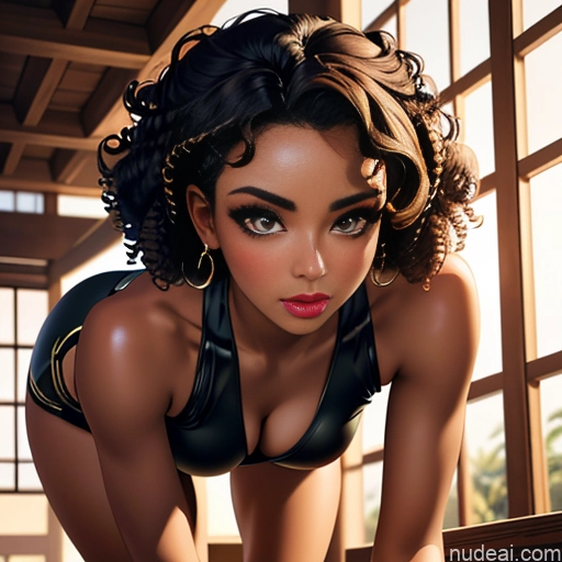 related ai porn images free for Dark Skin Goth Tribal Oiled Body Huge Boobs Short Hair Curly Hair Pouting Lips Soft Anime Close-up View Bending Over Sailor Spandex Fishnet Cleavage