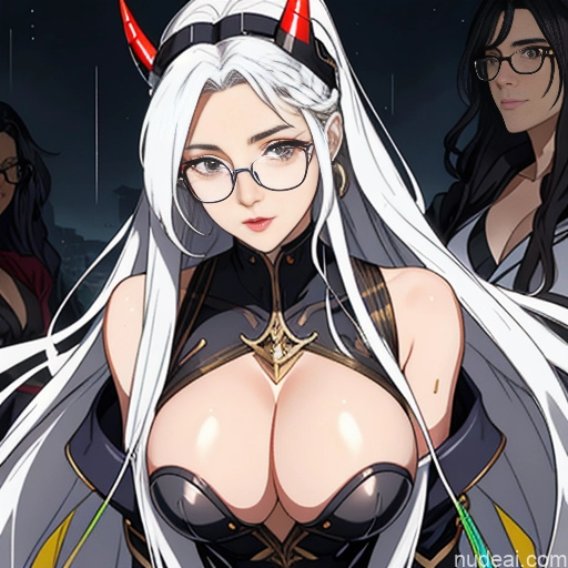 related ai porn images free for Cyborg Two Huge Boobs Beautiful Glasses Long Hair Skinny 18 Seductive White Hair Straight Japanese Soft Anime Bedroom Front View Spreading Legs Nude Angel Topless Cumshot