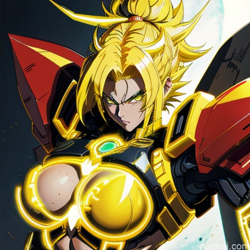 related ai porn images free for Super Saiyan Super Saiyan 4 Neon Lights Clothes: Red Neon Lights Clothes: Yellow Woman Busty Front View SuperMecha: A-Mecha Musume A素体机娘 Small Tits Muscular Abs