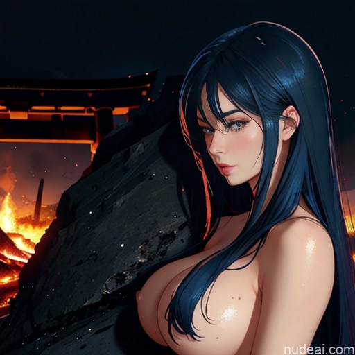 related ai porn images free for Woman Two Busty Huge Boobs Perfect Boobs 18 Sad Blue Hair Messy Japanese Soft Anime Hell Front View Gaming Nude Angel Partially Nude Topless Bright Lighting