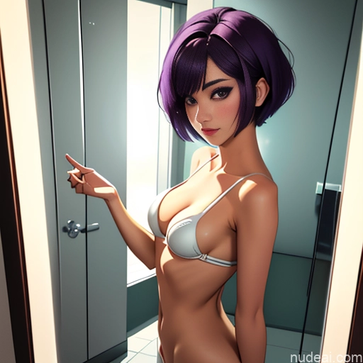 related ai porn images free for One Perfect Boobs Small Tits Skinny 18 Sexy Face White Mirror Selfie Front View Bright Lighting Woman Purple Hair Asian Soft Anime Soft + Warm Warm Anime Bathroom Thick Pixie Short Hair