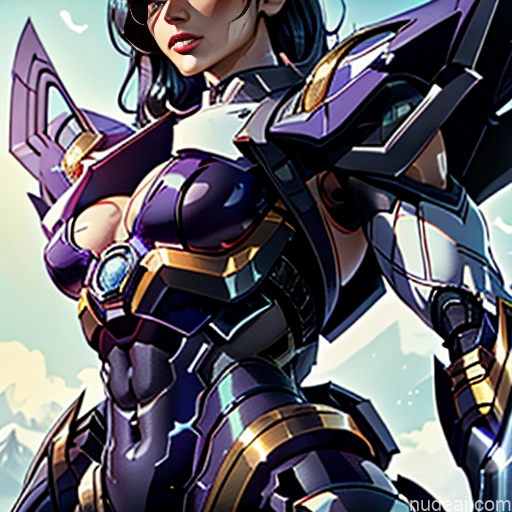 related ai porn images free for Cyborg Woman Bobcut Asian Latina Front View Black Hair Purple Hair Mech Suit Sci-fi Armor Busty Space Suit Abs SuperMecha: A-Mecha Musume A素体机娘 Angel Has Wings Neon Lights Clothes: Purple Muscular Bodybuilder