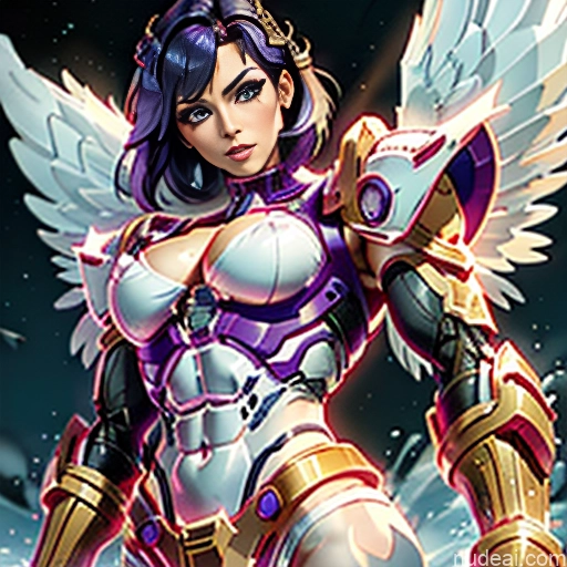 related ai porn images free for Cyborg Woman Bobcut Asian Latina Front View Black Hair Purple Hair Mech Suit Sci-fi Armor Busty Space Suit Abs SuperMecha: A-Mecha Musume A素体机娘 Angel Has Wings Neon Lights Clothes: Purple Muscular Bodybuilder