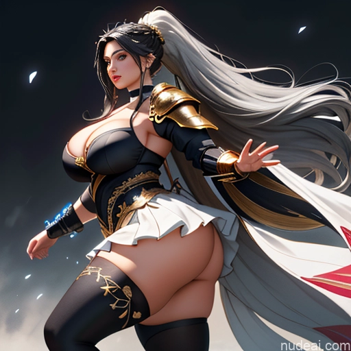 related ai porn images free for One Big Ass Chubby Big Hips Seductive Front View Choker Micro Skirt Cleavage Dark Lighting Long Hair Spreading Legs Black Hair Busty Beautiful Tall Fantasy Armor Thigh Socks Cyborg Bedroom Middle Eastern