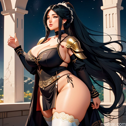 related ai porn images free for One Big Ass Chubby Big Hips Seductive Front View Choker Micro Skirt Cleavage Dark Lighting Long Hair Spreading Legs Black Hair Busty Beautiful Tall Fantasy Armor Thigh Socks Cyborg Bedroom Middle Eastern