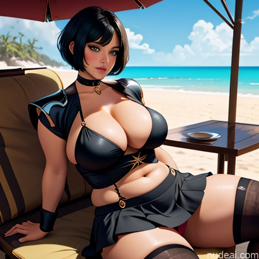 related ai porn images free for Cyborg One Busty Beautiful Big Ass Chubby Big Hips Tall Short Hair 18 Seductive Black Hair Middle Eastern Beach Front View Spreading Legs Choker Fantasy Armor Micro Skirt Cleavage Dark Lighting Dark Fantasy Thigh Socks