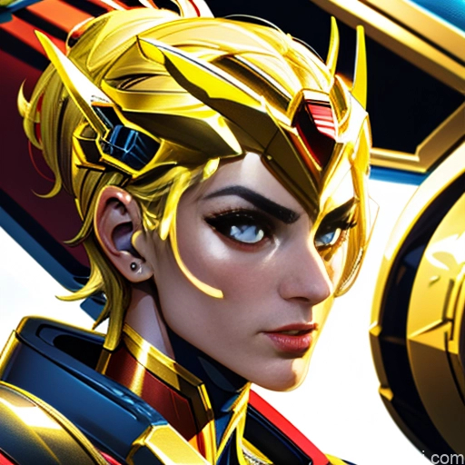 related ai porn images free for Captain Marvel Busty Abs Front View Woman Neon Lights Clothes: Yellow Bodybuilder SuperMecha: A-Mecha Musume A素体机娘