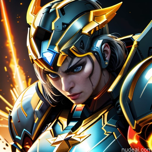 related ai porn images free for Captain Marvel Busty Abs Front View Woman Neon Lights Clothes: Yellow Bodybuilder SuperMecha: A-Mecha Musume A素体机娘 Battlefield