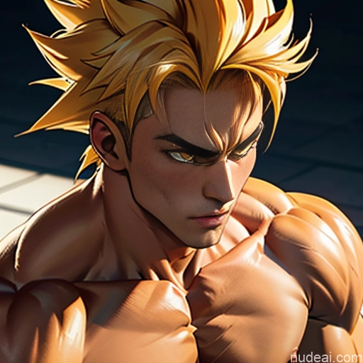 related ai porn images free for Bodybuilder Super Saiyan Super Saiyan 4 Serafuku, 1boy