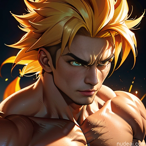 ai nude image of pics of Bodybuilder Super Saiyan Super Saiyan 4 Konglong, Dino