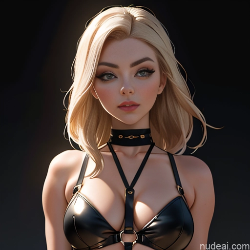 ai nude image of pics of 20s Detailed Full Frontal Abandoned-background Bondage Outfit/Dominatrix 拘束带装 Dark Lighting NatalieDormer, Ohwx, Ohwx Woman, Two Dana Scully Woman Billie Eilish