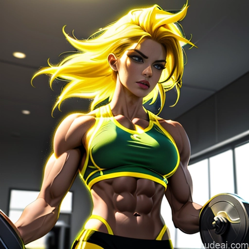 related ai porn images free for Super Saiyan Science Fiction Style Cosplay Busty Front View Bodybuilder Woman Abs Blonde Cyborg Neon Lights Clothes: Yellow Neon Lights Clothes: Orange Neon Lights Clothes: Red