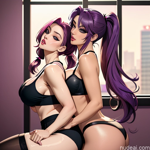 related ai porn images free for Woman Two Huge Boobs Big Ass 20s Purple Hair Pigtails Ponytail Straight Korean Panties Sports Bra Stockings Pink Hair Ginger Topless Shower