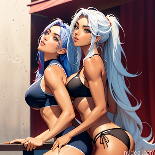 related ai porn images free for Woman Two Huge Boobs Big Ass 20s Pink Hair Blue Hair White Hair Ponytail Korean Panties Sports Bra Stockings Long Hair Dark Skin Tanned Skin Fairer Skin Gym