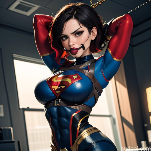 related ai porn images free for Muscular Busty Abs Superhero Superheroine Bondage Kidnapped-bdsm-willing Partner