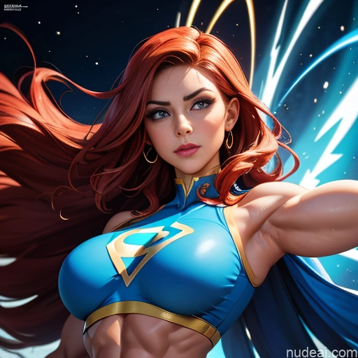 related ai porn images free for Israel Busty Muscular Abs Jewish Powering Up Superheroine Superhero