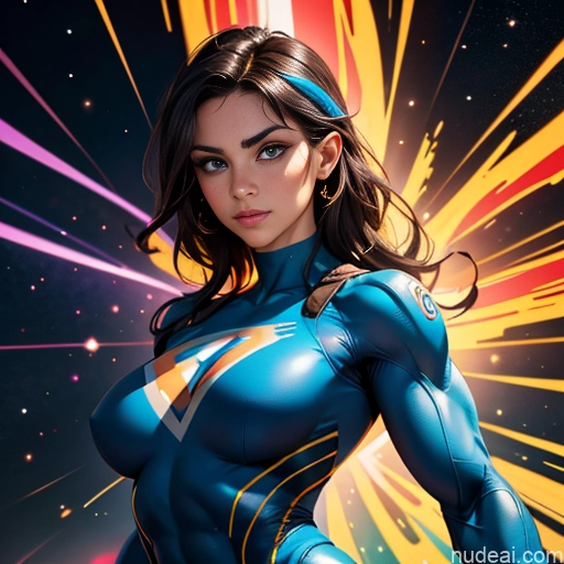 related ai porn images free for Israel Jewish Superhero Bodybuilder Busty Abs Powering Up Heat Vision