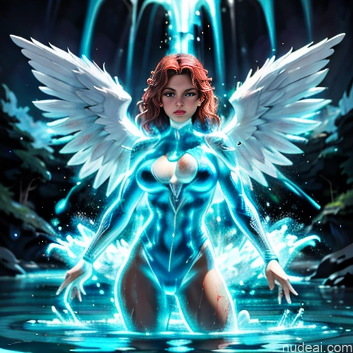 related ai porn images free for Israel Jewish Superhero Bodybuilder Busty Abs Powering Up Heat Vision Regal Neon Lights Clothes: Blue Has Wings Muscular Curly Hair Shower