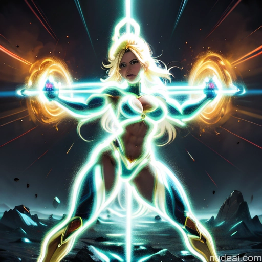 related ai porn images free for Superhero Busty Abs Muscular Ukraine Superheroine Powering Up Neon Lights Clothes: Yellow Neon Lights Clothes: Blue Heat Vision Dynamic View