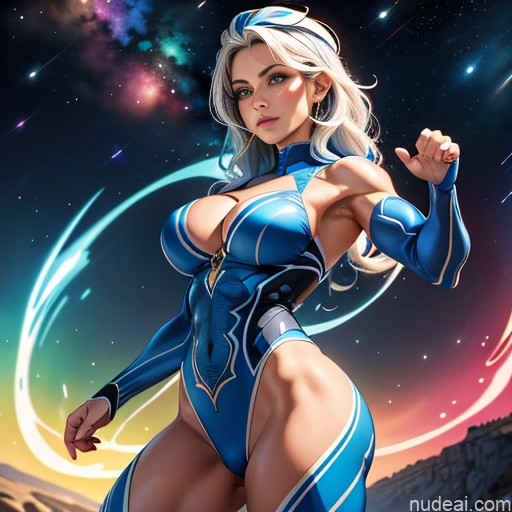 related ai porn images free for Israel Jewish Busty Muscular Abs Powering Up Superhero Milf