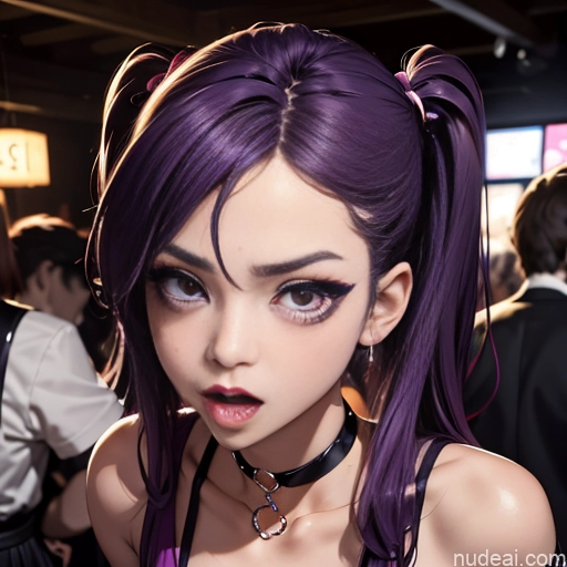 related ai porn images free for Small Tits 18 Purple Hair Pigtails Choker Dark Lighting Detailed Small Ass Skinny Perfect Body Oiled Body Shocked Cosplay Party Several