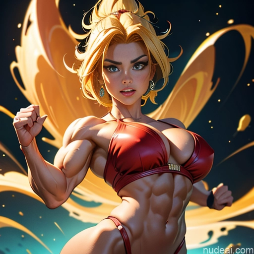 related ai porn images free for Regal Busty Muscular Abs Super Saiyan Super Saiyan 3 Powering Up Science Fiction Style Bodybuilder