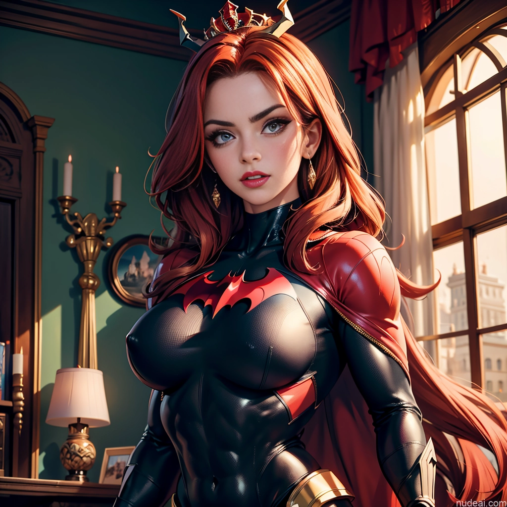 related ai porn images free for Batwoman Busty Neon Lights Clothes: Red Regal Bodybuilder