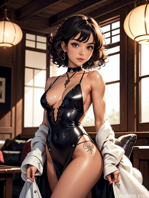 related ai porn images free for Woman One Small Tits Tattoos Muscular 20s Black Hair Bdsm Choker Partially Nude Abs Dark Skin Curly Hair Master Asian Ghibli Victorian Parlor Goth Gals V2