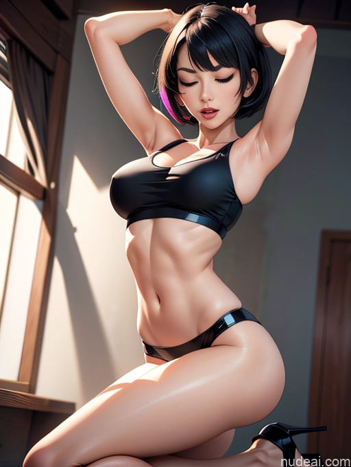 related ai porn images free for Woman Busty Perfect Boobs Beautiful Big Ass Long Legs Perfect Body Fairer Skin 20s Laughing Orgasm Seductive Sexy Face Black Hair Short Hair Crisp Anime Front View T-pose High Heels Latex Sports Bra Yoga Pants Cleavage Dominatrix