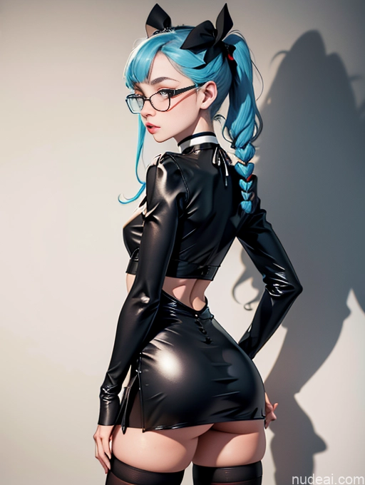 related ai porn images free for Skinny Small Ass Small Tits Glasses Short Fairer Skin 20s Blue Hair Thigh Socks Close-up View Bows Choker White Pigtails Shocked Witch Long Skirt Bdsm