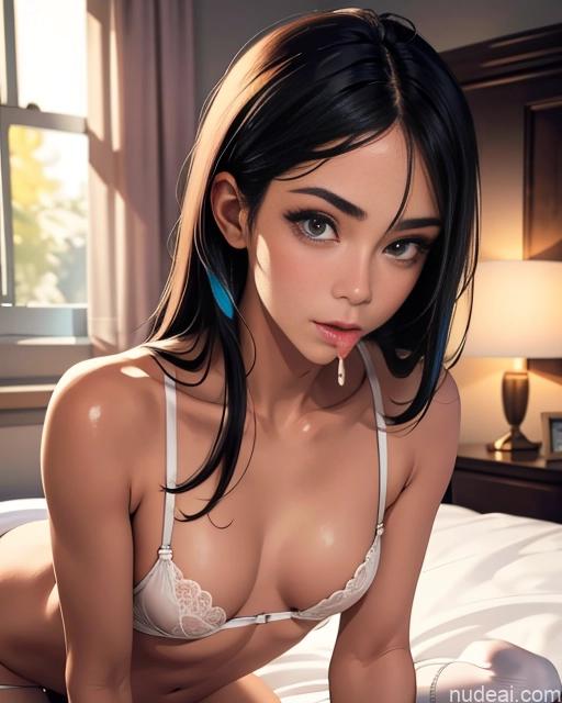 related ai porn images free for Woman Perfect Boobs Small Tits Beautiful Big Ass Perfect Body 18 Sexy Face Black Hair Bangs Russian Bedroom Warm Anime Side View Blowjob High Socks Bra Partially Nude Pearl Jewelry Detailed Two