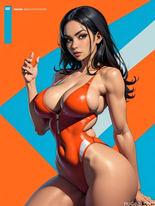 related ai porn images free for Perfect Boobs Beautiful Big Ass Big Hips Perfect Body Thick Afingering Buxomy 30s Sexy Face Black Hair Long Hair Latina Anime Detailed Tanned Skin Dark Skin One Piece Swimsuit Woman FairArguementBut