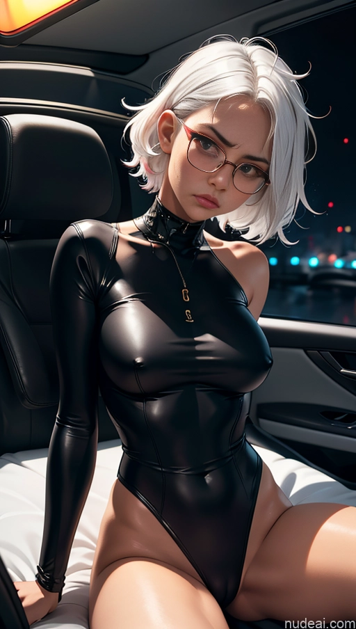 related ai porn images free for Woman Glasses Big Ass Thick Big Hips Dark Skin Angry White Hair Messy Latina Car Front View Spreading Legs Dark Lighting Cyberpunk Simple 18 Nude Two Perfect Boobs