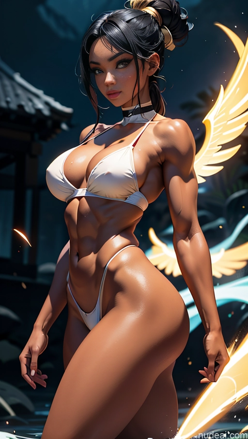 Beautiful Big Ass Big Hips Perfect Body Tanned Skin Afingering Buxomy 40s Sexy Face Detailed Dark Lighting Abs Thick Muscular Brazilian Dark Skin Dynamic View Anime Hair Tied Up Busty Perfect Boobs Black Hair Bodybuilder Nymphs