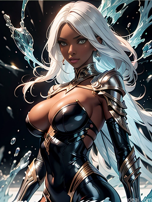 ai nude image of pics of Miss Universe Model Beautiful Busty Perfect Boobs Big Ass Big Hips Skinny Fat Perfect Body Afingering Buxomy 40s Dark Lighting Alternative Elemental Series - Ice White Hair African Tanned Skin Dark Skin Soft Anime