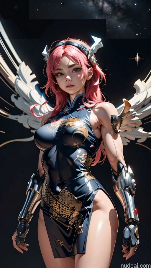 related ai porn images free for Bodybuilder Abs Superhero Angel Viking SSS: A-Mecha Musume A素体机娘 Heat Vision Busty Science Fiction Style Dynamic View Several Cosplay Muscular China Dress Of Kisaki (Blue Archive) Space