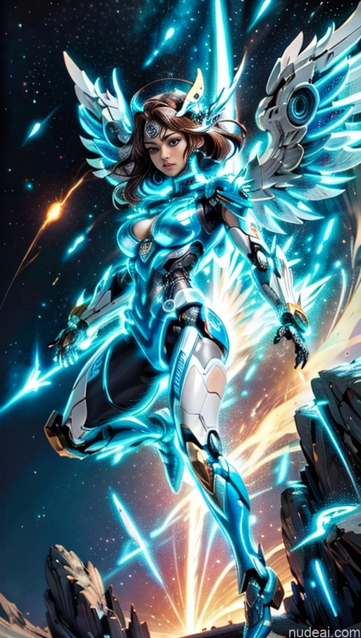 related ai porn images free for Several Israel Powering Up Superhero Jewish Busty Abs Bodybuilder Muscular Science Fiction Style Neon Lights Clothes: Blue Has Wings SSS: A-Mecha Musume A素体机娘