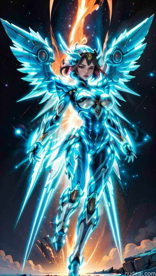 related ai porn images free for Several Israel Powering Up Superhero Jewish Busty Abs Bodybuilder Muscular Science Fiction Style Neon Lights Clothes: Blue Has Wings SSS: A-Mecha Musume A素体机娘