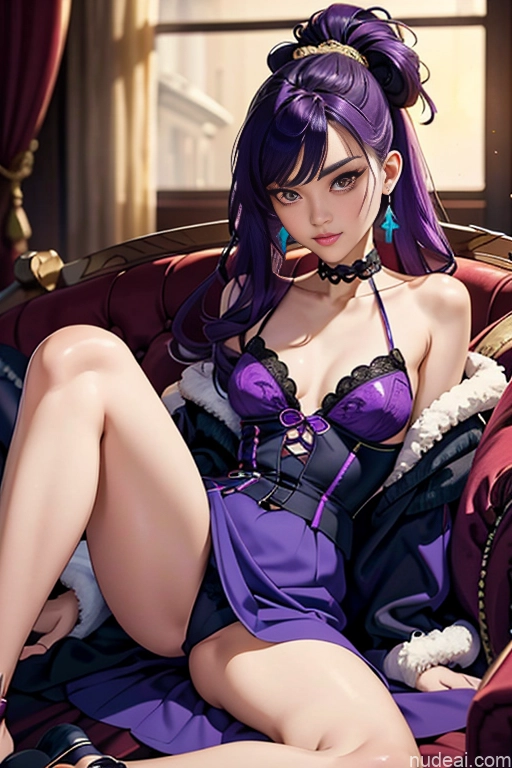 related ai porn images free for Beautiful Small Ass Skinny Long Legs Tall Perfect Body 18 Purple Hair Choker Viet Doll Likeness Dark Lighting Detailed Model Couch Victorian Perfect Boobs Hair Tied Up Laughing