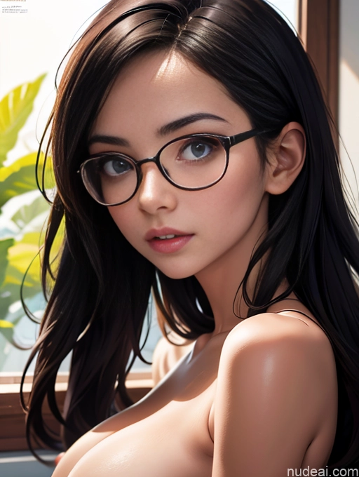 related ai porn images free for Woman One Perfect Boobs Beautiful Glasses Short Perfect Body 18 Black Hair Close-up View Nude Bright Lighting Indian