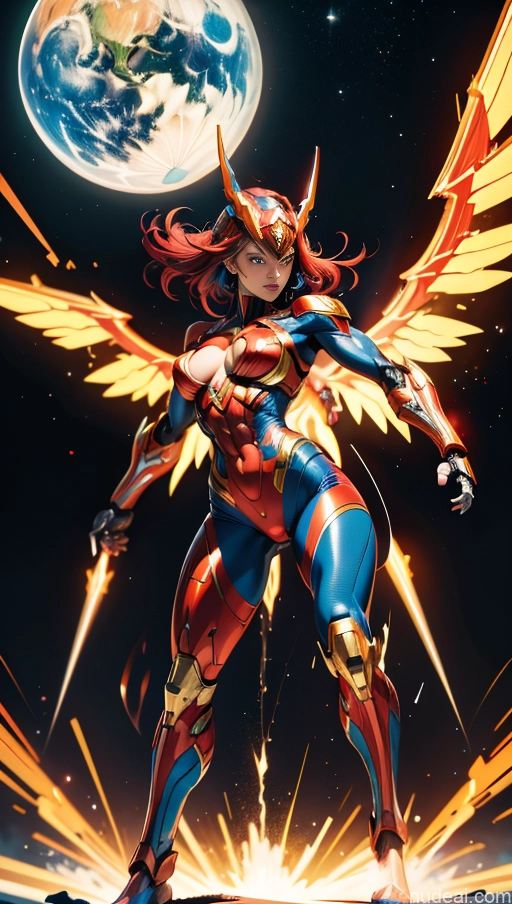 related ai porn images free for Superheroine Perfect Boobs Muscular Abs Perfect Body Several Superhero Powering Up SSS: A-Mecha Musume A素体机娘 Science Fiction Style Dynamic View