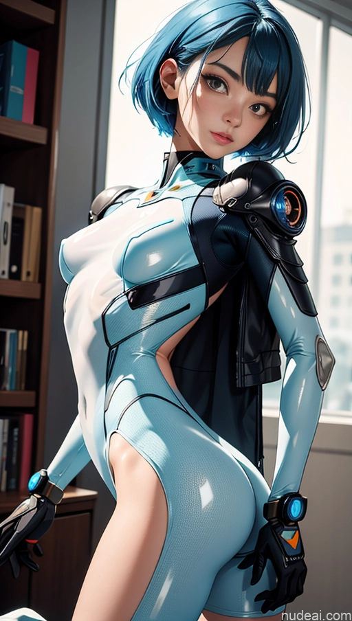 related ai porn images free for Sorority Small Tits Small Ass 18 Pixie Korean Skinny Long Legs Transparent Blue Hair Mech Suit