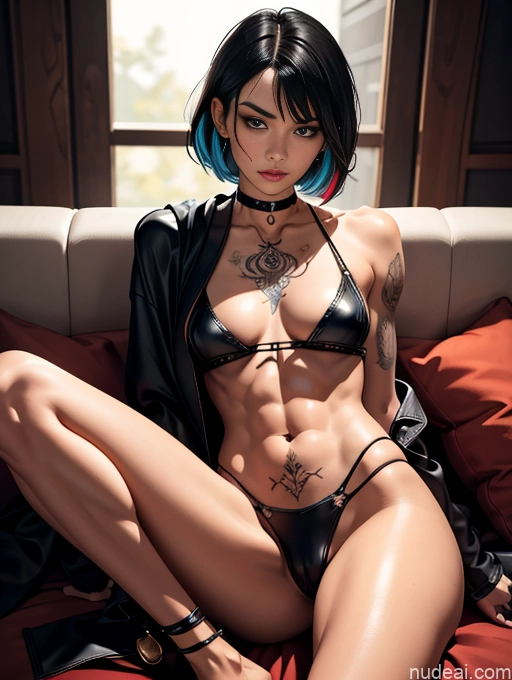 related ai porn images free for Tattoos Small Tits Tall 20s Black Hair Bobcut White Athlete Long Legs Jewelry Dark Lighting Tanned Skin Abs Big Ass Seductive Couch Spreading Legs Bdsm Choker