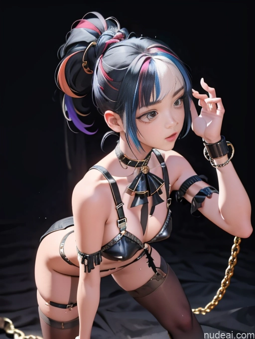 ai nude image of pics of Hair Tied Up Discogirl ChloeNightWings Bondage Powering Up Chain Shackles Spanking Bondage Outfit/Dominatrix 拘束带装