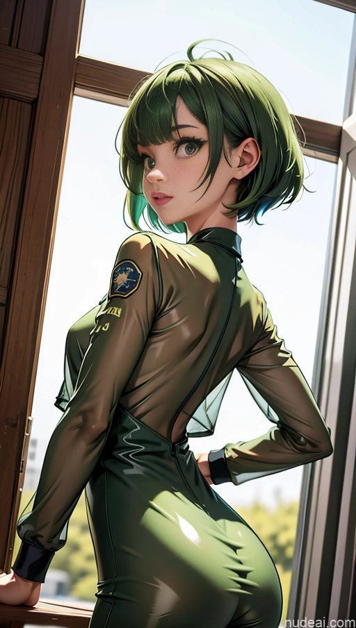 related ai porn images free for Sorority Small Tits Small Ass Skinny Beautiful 18 Asian Military Pixie Jumpsuit Transparent Green Hair