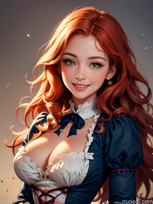 related ai porn images free for Perfect Boobs Ginger Happy Victorian Curly Hair