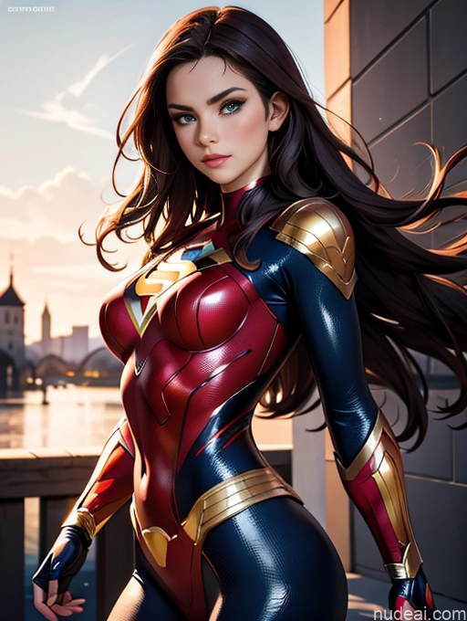 related ai porn images free for 18 German Brunette Seductive Superhero Long Hair