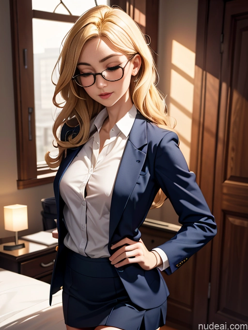 related ai porn images free for Blonde Curly Hair Orgasm Perfect Boobs Suit Shirt Polo Professor Glasses Bedroom Micro Skirt